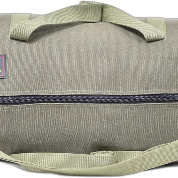 Waxed Canvas All Purpose Military Style Duffle Bag, Water-Resistant, Adjustable - Picture 1 of 12